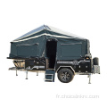 Remorque de camping de caravane pliante de luxe extra-grand